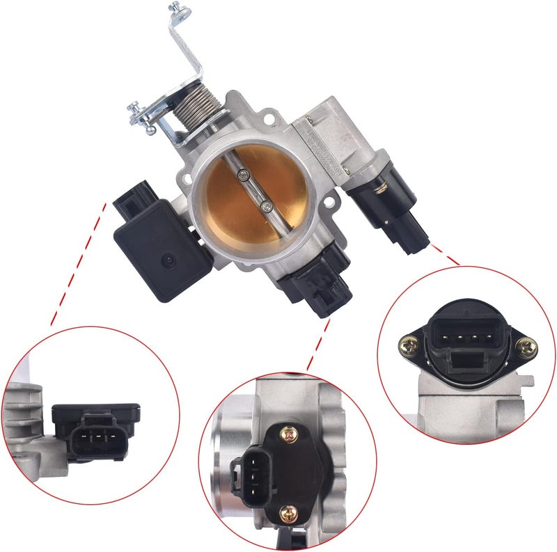 Flynsu 60mm Throttle Body High Flow Replacement for 1997-2001 Jeep Grand Cherokee Wrangler TJ 4.0L Part# 1724, 53032023AB - Image 3